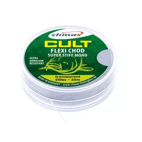   Climax Cult Carp Flexi Chod Mono Hooklink 20m 0.50mm 25lb Monofilament Leader