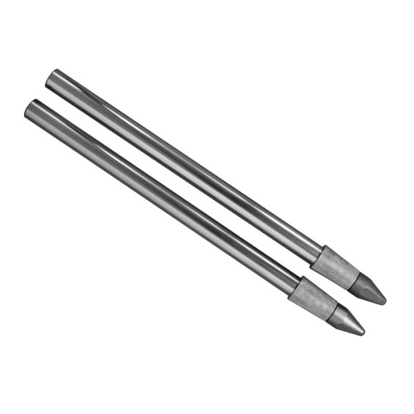 Feet for Delphin RPX4 Silver medium / 2pcs 41-70cm