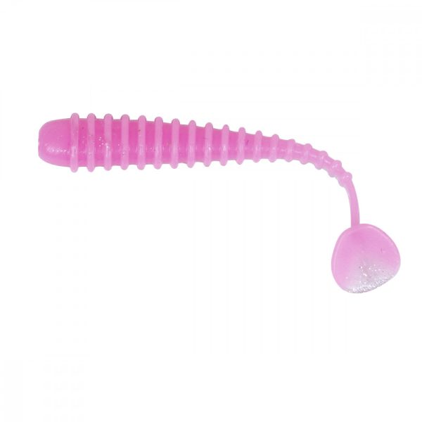 L&K Floating long fly rubber fish PINK 50mm - 8db