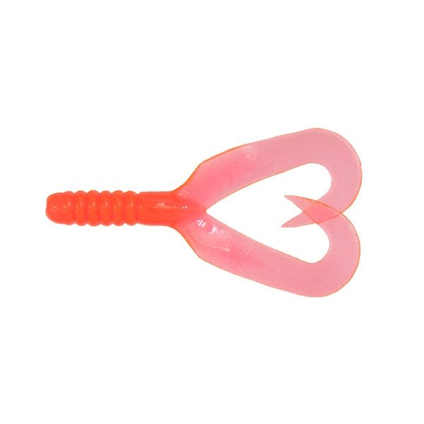 Manns Bait Co. Ltd Double-tailed Twister Twister Japanese Red 101mm - 8db