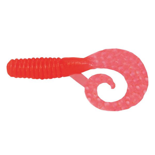 Manns Bait Co. Ltd Mannipulator Grub Twister Japanese Red 101mm - 8db