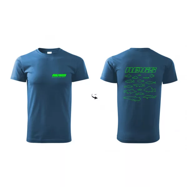 Nevis Blue Fish T-shirt M