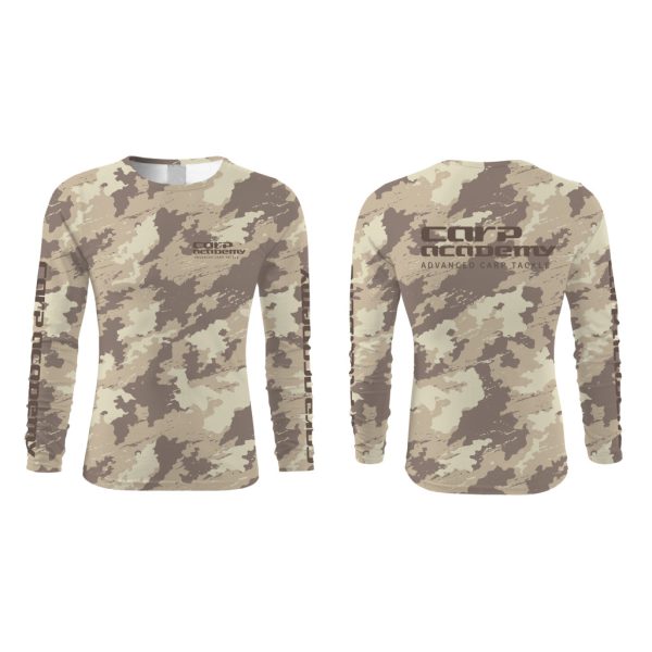 Carp Academy Camou UV Polo L