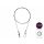 Tungsten leader BOMB! with swivel and snap / 16 fibres 2pcs/30cm/9kg