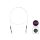 Fluorocarbon wire BOMB! w. swivel and snap hook 2pcs/35cm/13kg
