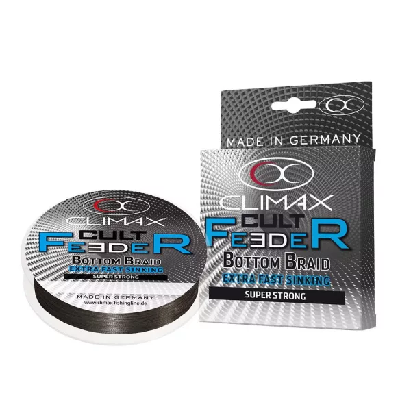 Climax Cult Feeder Bottom Braid 110m 0,15mm 7,5kg Dark Grey Braided Main Line