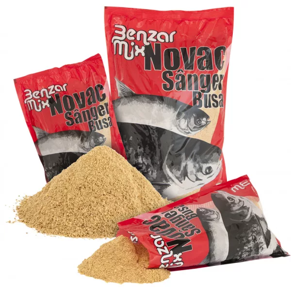 Benzar Mix Novac Sanger Silver Carp Fishmeal Free Feeder Groundbait 1kg