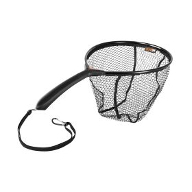   Delphin SPIN-R rubberized spinning landing net 50x40cm - Landing net handle with net