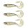 Nevis Twister Shad Vantage 9cm 6,56gr 3db/cs /silver-black/ Plastic bait