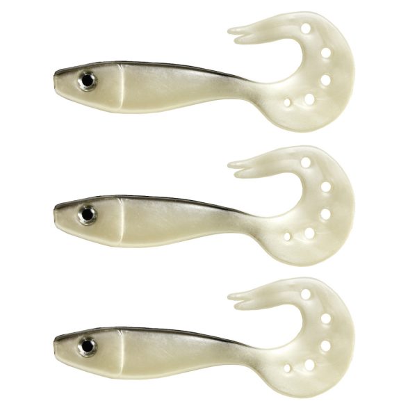 Nevis Twister Shad Vantage 9cm 6,56gr 3db/cs /silver-black/ Plastic bait