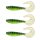 Nevis Twister Shad Vantage Perch 9cm 6,56gr Green-White Plastic Bait 3db