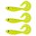 Nevis Twister Shad Vantage 9cm 6,56gr 3db/cs /yellow-flitter/ Plastic bait