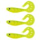 Nevis Twister Shad Vantage 9cm 6,56gr 3db/cs /yellow-flitter/ Plastic bait