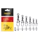 Delphin Rolling swivel with micro snap / 10db 12/4kg