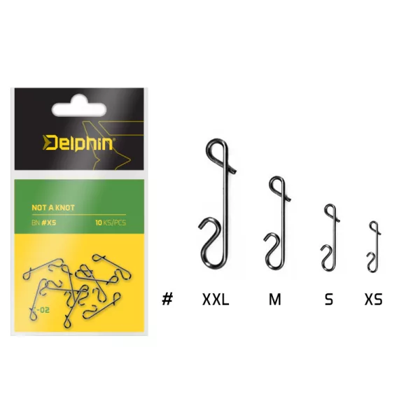 Delphin Clip - knotless C-02/10pcs BN/M