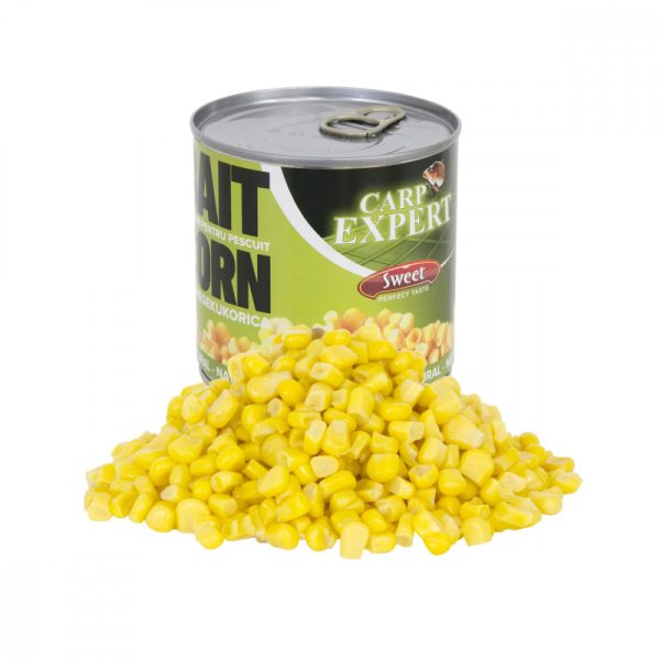 Carp Expert Canned Bait Corn W/Pull Tab Natur 425Ml (Gross Weight: 340G Net Weight: 285G)