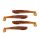 Nevis Impulse Shad 10cm 6,92gr 4db/cs Brown Flitter Plastic bait