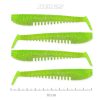 Nevis Impulse Shad 10cm 6.92gr 4pcs/pack Fluorescent Green Glitter X2 Plastic bait