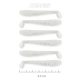 Nevis Impulse Shad 6,3cm 1,77gr 6pcs/cs White Plastic bait