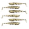 Nevis Impulse Shad 6,3cm 1,77gr 6db/cs Gold Flitter Plastic bait