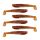 Nevis Impulse Shad 6,3cm 1,77gr 6db/cs Brown Flitter Plastic bait