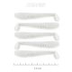 Nevis Impulse Shad 7,5cm 3,05gr 5pcs/cs White Plastic bait