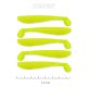 Nevis Impulse Shad 7,5cm 3,05gr 5pcs/cs Lemon Yellow Plastic bait