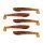 Nevis Impulse Shad 7,5cm 3,05gr 5db/cs Brown Flitter Plastic bait
