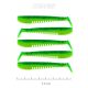 Nevis Impulse Shad 7,5cm 3,05gr 5pcs/cs Green Flitter Plastic bait