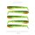 Nevis Impulse Shad 7,5cm 3,05gr 5pcs/cs Green-Orange Flitter Plastic bait