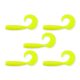 Nevis Twister 7,5cm 4,17gr 5pcs/cs Yellow Plastic bait