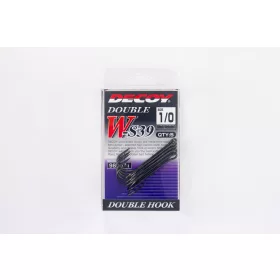   Decoy W-S39 Cheburashka Special #1 Eyed Barbed Double Hook 5pcs