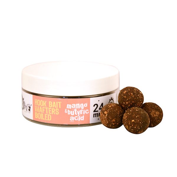 The Big One Hook Bait Wafters Boilie Mango-Butyric Acid 24mm Cooked Bait Boilie 150gr