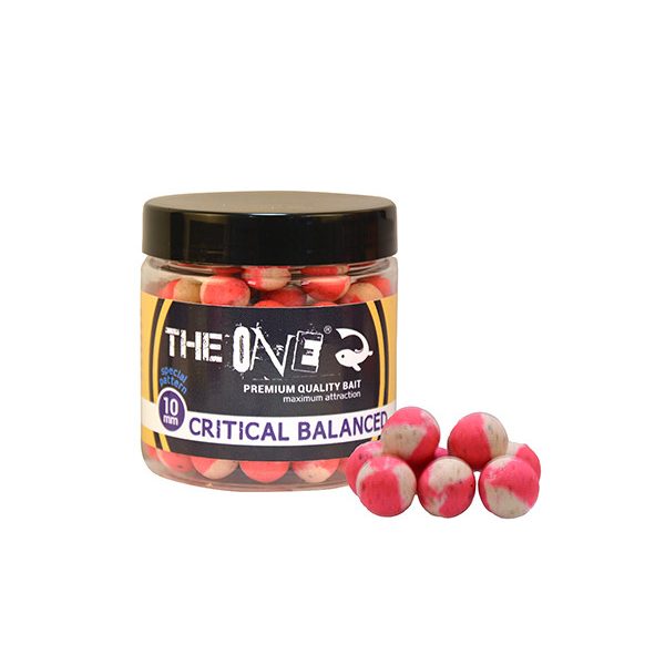 The One Critical Balanced Hookbait Lemon Fish Garlic 10mm Rózsaszín-Fehér Kikönnyített Horogcsali 50gr