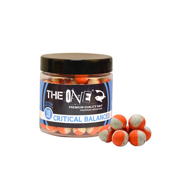 The One Critical Balanced Hookbait Scopex-Squid 10mm Narancssárga-Fehér Kikönnyített Horogcsali 50gr