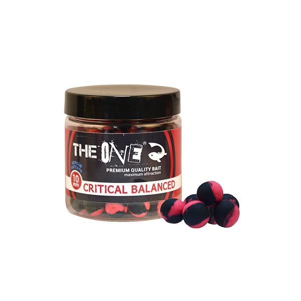 The One Critical Balanced Hookbait Eper-Kagyló 10mm Fekete-Rózsaszín Kikönnyített Horogcsali 50gr
