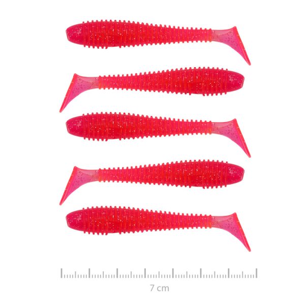 Nevis Vantage Swinger 7cm 2,96gr 5pcs/pack Pink Glitter Plastic lure