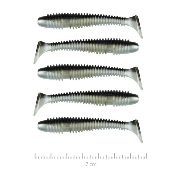 Nevis Vantage Swinger 7cm 2,96gr 5db/cs Silver Blue-Flitter Plastic lure