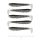 Nevis Vantage Swinger 7cm 2,96gr 5db/cs Black-Silver Flitter Plastic lures