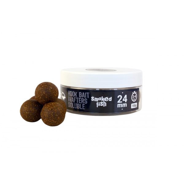 The One Hook Bait Wafers Soluble Black 24mm 150gr
