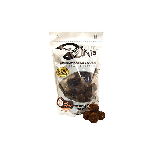 The Big One Boilie Krill-Pepper 30mm Boiled Boilie 1kg
