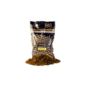   Benzar Concourse Twister Pellet Mix Marzipan-Garlic 800gr Groundbait Pellet