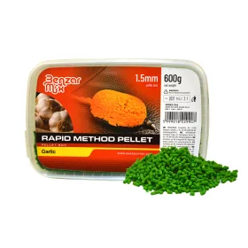   Benzár Mix Rapid Method Pellet 1.5mm Garlic Pellet Box 600gr