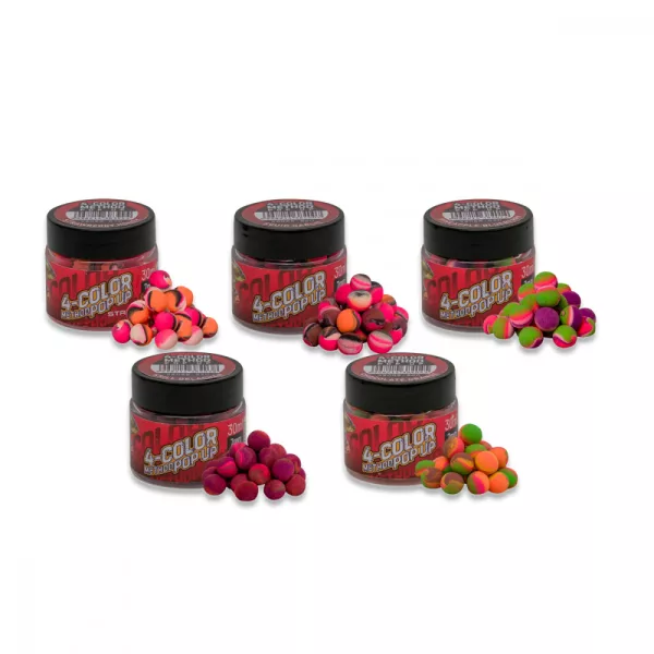 BENZAR MIX 4C METHOD POP UP 7MM YELLOW, PINK, ORANGE, GREEN - Pop up