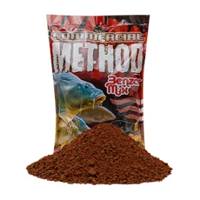   BENZAR MIX COMMERCIAL GROUNDBAIT RED KRILL DARK RED 800gr - Fishmeal
