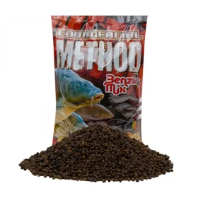   BENZAR MIX COMMERCIAL GROUNDBAIT BLACK HALIBUT BLACK 800gr - Fishmeal