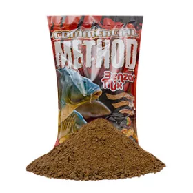   BENZAR MIX COMMERCIAL GROUNDBAIT N-BUTYRIC DARK BROWN 800gr - Fishmeal