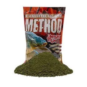   BENZAR MIX COMMERCIAL GROUNDBAIT GREEN BETAINE DARK GREEN 800gr - Fishmeal