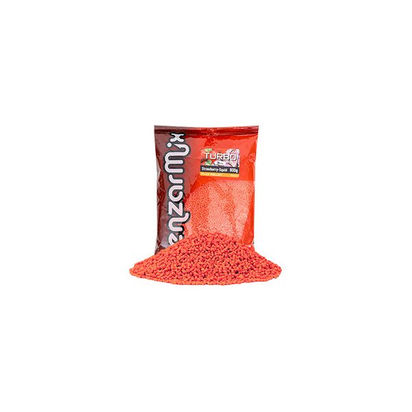 Benzar Fluo Turbo Pellet Strawberry-Squid 3 Mm