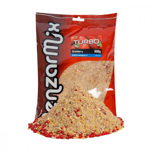 Benzar Turbo Groundbait Strawberry 800G